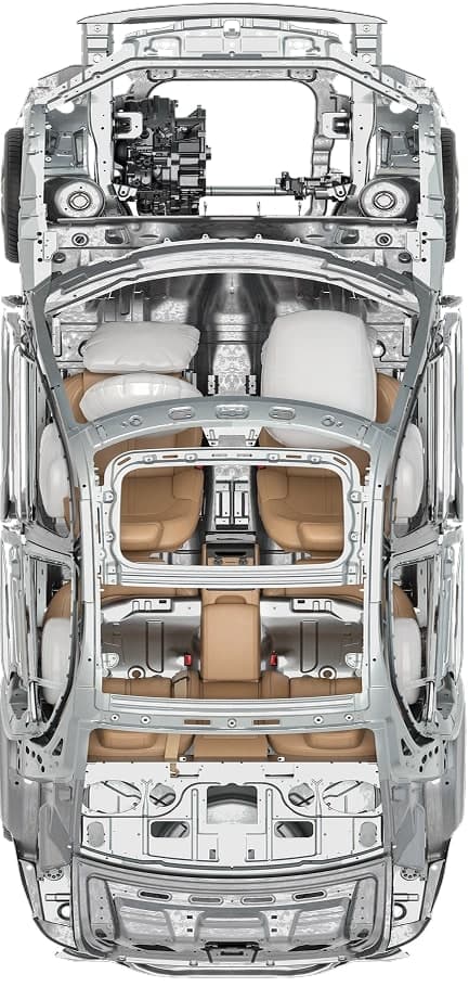 Cutaway view of a vehicle showing the systems we service